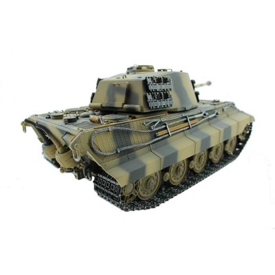 Радиоуправляемый танк Torro King Tiger 1/16, ВВ-пушка, дым, деревянная коробка V3.0 2.4G RTR