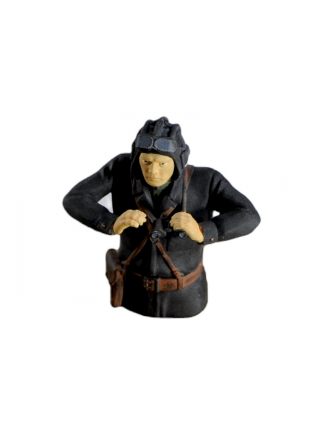 Фигурка. Советский танкист 3, черный комбинезон, 1/16