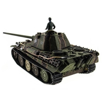 Р/У танк Taigen 1/16 Panther type F с ИК пушкой HC версия, башня на 360, подшипники в ред, V3 2.4G RTR