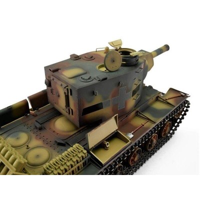 Радиоуправляемый танк Torro KV-2 1/16 откат ствола (для ИК боя), камуфляж V3.0 2.4G RTR