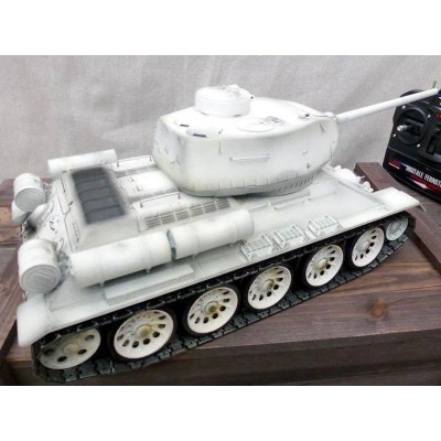 Р/У танк Taigen 1/16 T34-85 (СССР) (для ИК танкового боя) V3 2.4G (зимний)