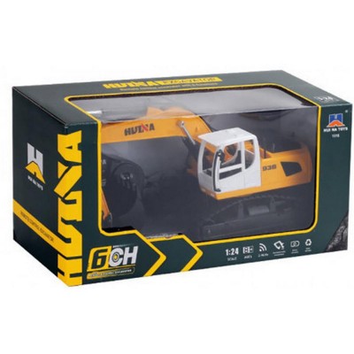 Радиоуправляемый экскаватор HUI NA TOYS 2.4G 6CH (дальность 8 м) 1/24 RTR