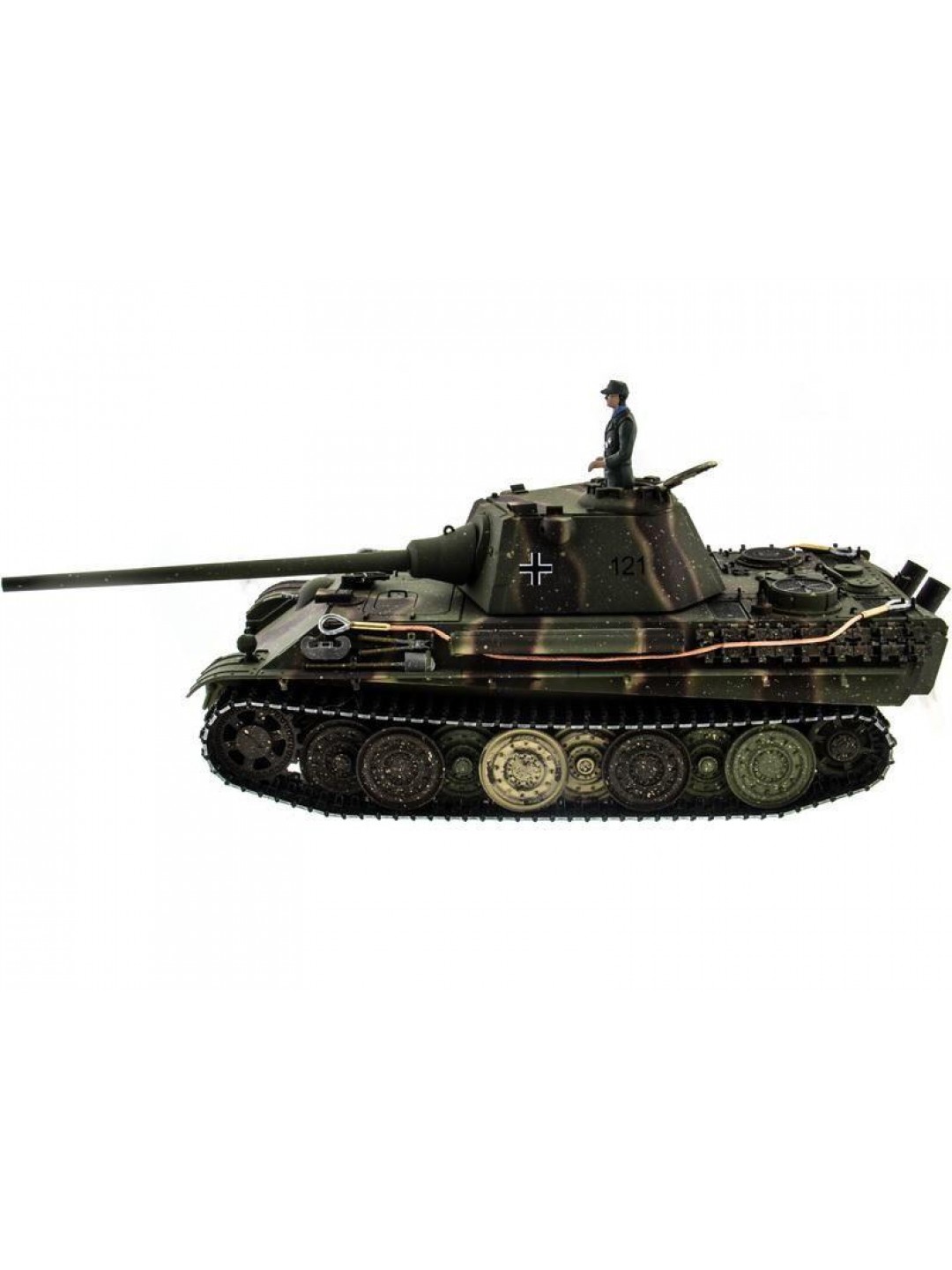 Р/У танк Taigen 1/16 Panther type F с ИК пушкой HC версия, башня на 360, подшипники в ред, V3 2.4G RTR