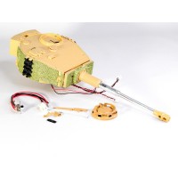 Пластиковая башня для танка Tiger поздняя версия с отдачей ствола Пластиковая башня для танка Tiger поздняя версия с отдачей ствола