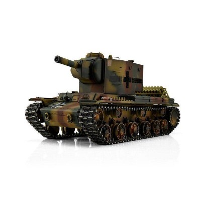 Радиоуправляемый танк Torro KV-2 1/16 ВВ-пушка, дым, зеленый V3.0 2.4G RTR