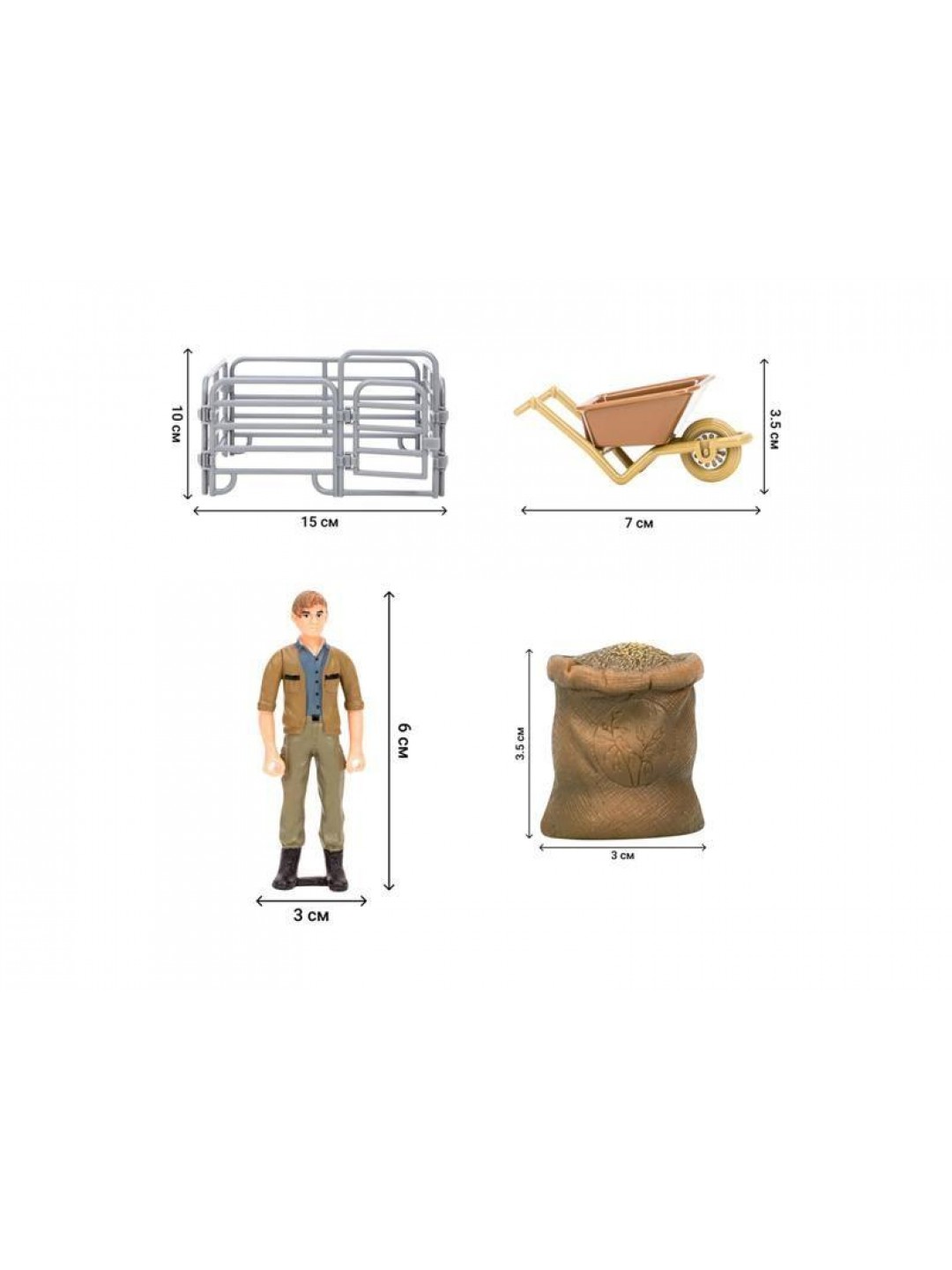 Игрушки фигурки MASAI MARA ММ205-013 в наборе серии 