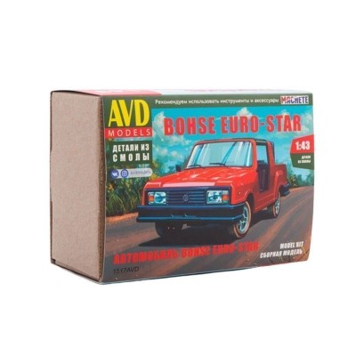 Сборная модель AVD Автомобиль Bohse Euro-Star2, 1/43