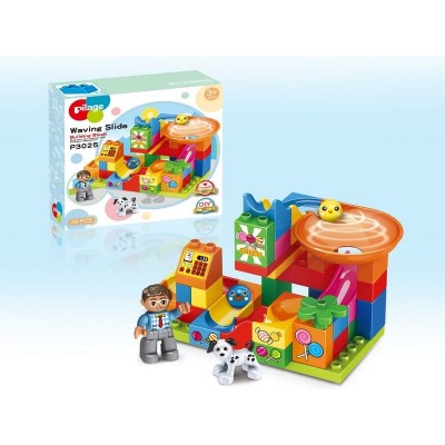 Конструктор Pilage Магазин сладостей (38 деталей), лабиринт с шариками и воронками Конструктор Pilage Магазин сладостей (38 деталей), лабиринт с шариками и воронками