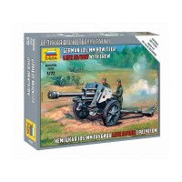 Сборные солдатики ZVEZDA Немецкая 105-мм гаубица, 1/72 Сборные солдатики ZVEZDA Немецкая 105-мм гаубица, 1/72