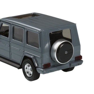 Машина "АВТОПАНОРАМА" Mercedes-Benz G350d, серый, 1/42, инерция, откр. двери, в/к 17,5*12,5*6,5 см