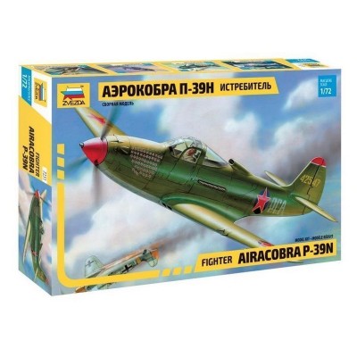 Сборная модель ZVEZDA Истребитель П-39Н "Аэрокобра", 1/72