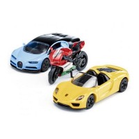 Набор машинок Siku 6313 «Два спорткара и мотоцикл» Набор машинок Siku 6313 «Два спорткара и мотоцикл»