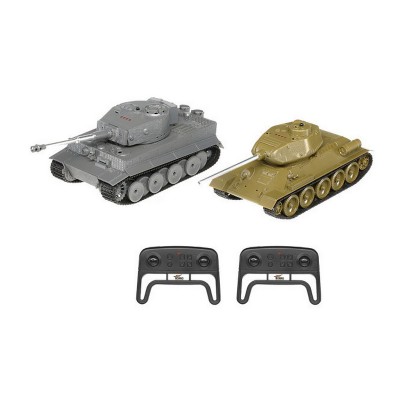 Радиоуправляемый танковый бой Torro Т34/85 и Tiger 1 1/30, RTR