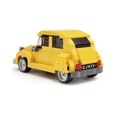 Конструктор CADA ретроавтомобиль Citroen 2CV 1/24 (298 деталей)