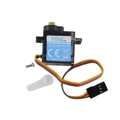 Сервомашинка 9g для планера Top RC Lightning V1 (руль высоты), провод 150мм Сервомашинка 9g для планера Top RC Lightning V1 (руль высоты), провод 150мм