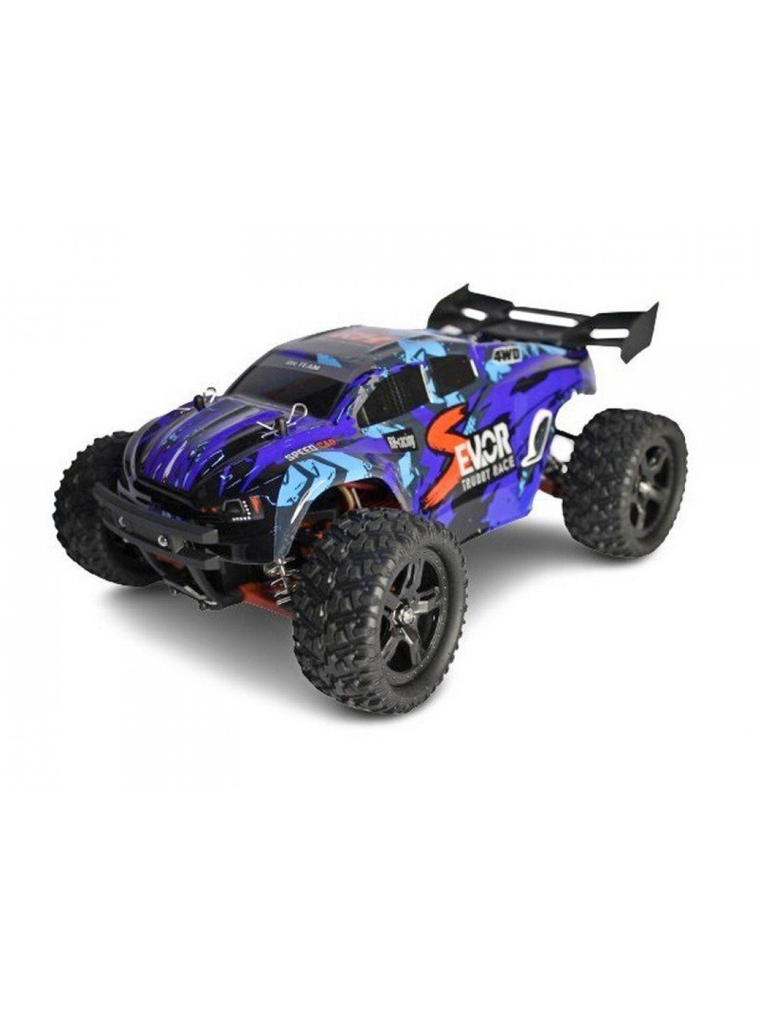 Радиоуправляемая трагги Remo Hobby S EVO-R UPGRADE V2.0 (синяя) 4WD 2.4G 1/16 RTR