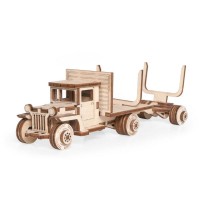 Деревянный конструктор Lemmo Грузовичок ЛТ с роспуском, 57 деталей Деревянный конструктор Lemmo Грузовичок ЛТ с роспуском, 57 деталей