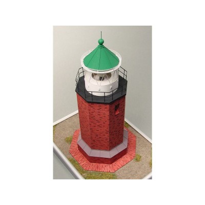 Сборная картонная модель Shipyard маяк Rotes Kliff Lighthouse (№60), 1/87