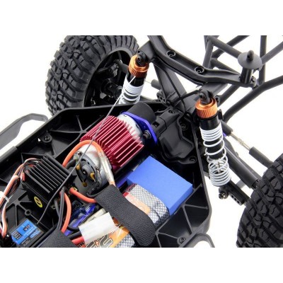 Радиоуправляемый шорт-корс Remo Hobby 9EMU (синий) 4WD 2.4G 1/8 RTR