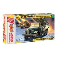 Сборная модель ZVEZDA Гвардейский реактивный миномет БМ-13 «Катюша», подарочный набор, 1/35 Сборная модель ZVEZDA Гвардейский реактивный миномет БМ-13 «Катюша», подарочный набор, 1/35