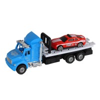 Машина AUTODRIVE Эвакуатор инерционная с пожарной машиной, в/п 23,5*6,5*19,5см, , Машина AUTODRIVE Эвакуатор инерционная с пожарной машиной, в/п 23,5*6,5*19,5см, ,