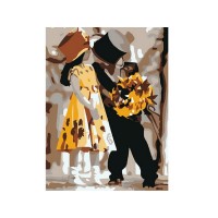 Картина по номерам 15х20 Ухаживание (10 цветов) Картина по номерам 15х20 Ухаживание (10 цветов)