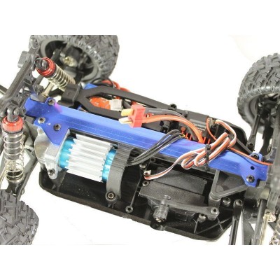 Радиоуправляемый монстр Remo Hobby SMAX Brushless V2.0 (синий) 4WD 2.4G 1/16 RTR