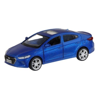 Машина "АВТОПАНОРАМА" HYUNDAI ELANTRA, синий, 1/40, инерция, в/к 17,5*12,5*6,5 см