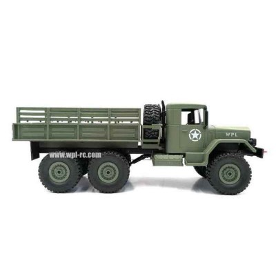 Радиоуправляемая машина WPL B-16R военный грузовик (серый) 6WD 2.4G 1/16 RTR