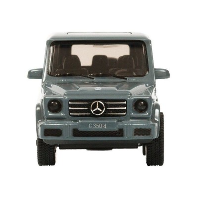 Машина "АВТОПАНОРАМА" Mercedes-Benz G350d, серый, 1/42, инерция, откр. двери, в/к 17,5*12,5*6,5 см