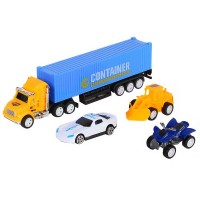 Набор AUTODRIVE «Транспорт» фрикционный, контейнеровоз 20см с транспортом 4-7см в/к 24*4,5*18 Набор AUTODRIVE «Транспорт» фрикционный, контейнеровоз 20см с транспортом 4-7см в/к 24*4,5*18