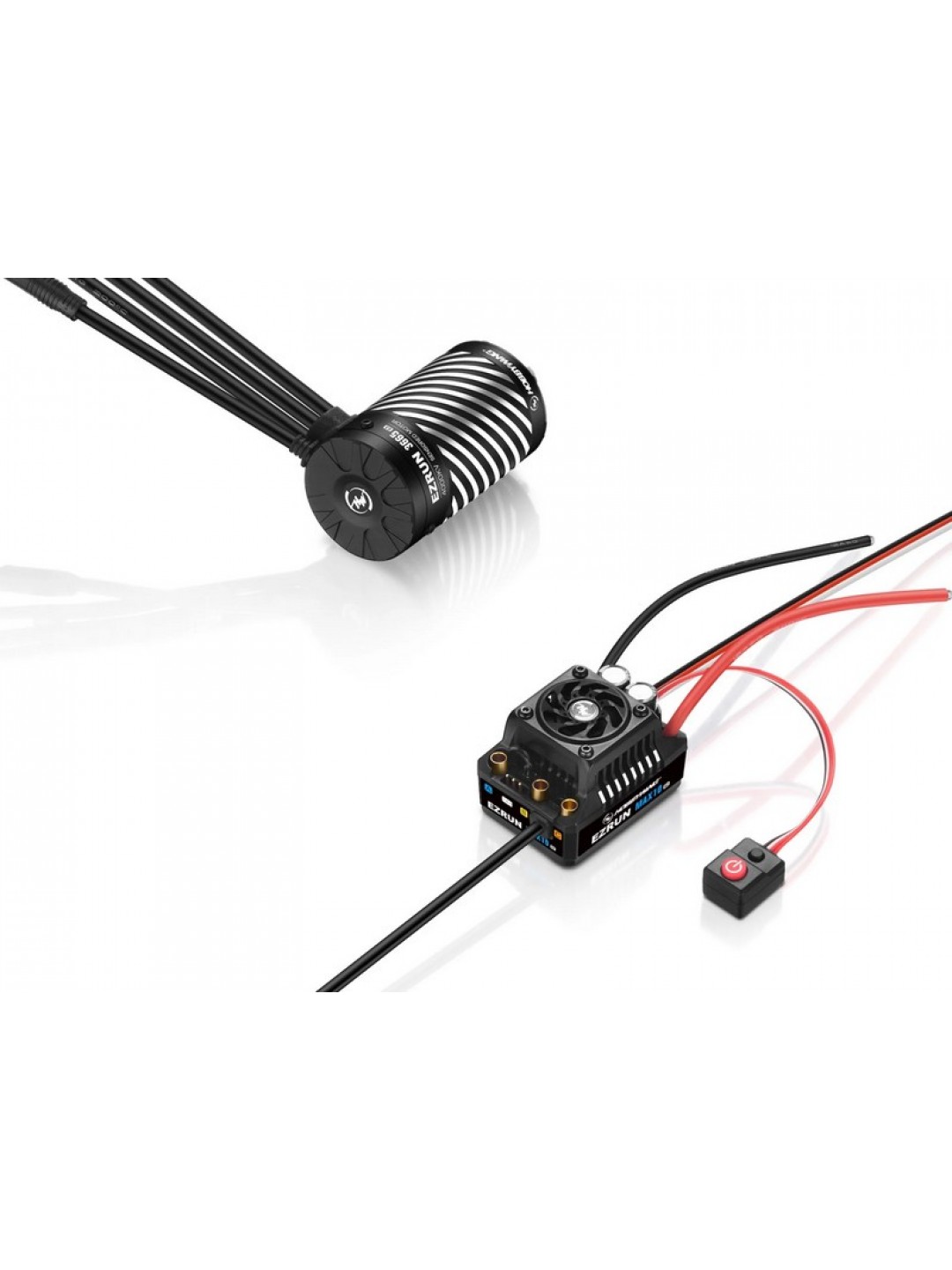 Бесколлекторная бессенсорная система Hobbywing COMBO-MAX10 G2-140A&3665SD-4000KV-G3 влагозащита