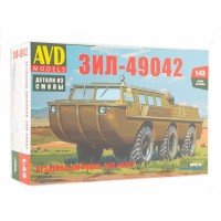 Сборная модель AVD Вездеход-амфибия ЗИЛ-49042, 1/43 Сборная модель AVD Вездеход-амфибия ЗИЛ-49042, 1/43