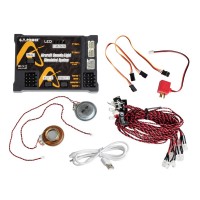 Комплект освещения G.T.Power с блоком управления и звуковой системой для авиамоделей Комплект освещения G.T.Power с блоком управления и звуковой системой для авиамоделей