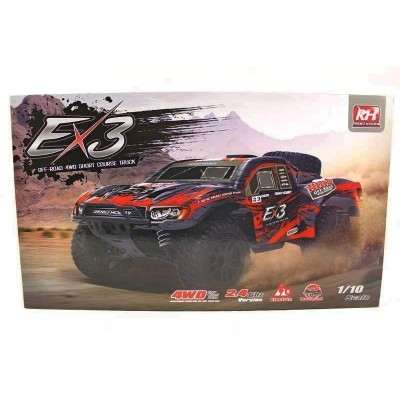 Радиоуправляемый шорт-корс Remo Hobby EX3 UPGRADE (красный) 4WD 2.4G 1/10 RTR