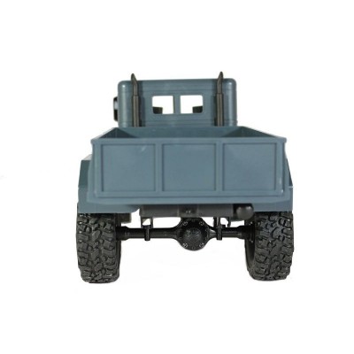 Радиоуправляемая машина MN MODEL военный грузовик (серый) 4WD 2.4G 1/16 RTR