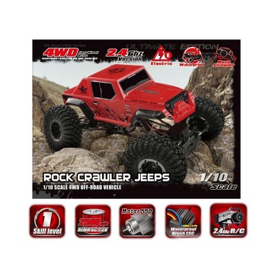 Радиоуправляемый краулер Remo Hobby Jeeps 4WD 2.4G 1/10 RTR