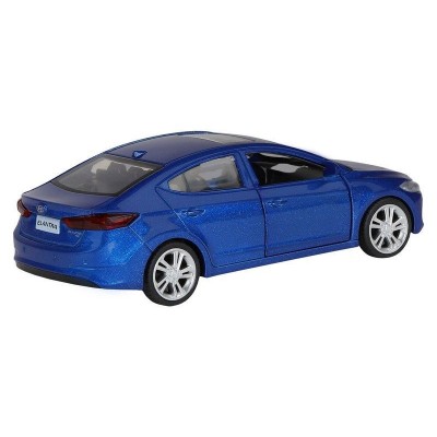 Машина "АВТОПАНОРАМА" HYUNDAI ELANTRA, синий, 1/40, инерция, в/к 17,5*12,5*6,5 см