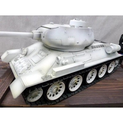 Р/У танк Taigen 1/16 T34-85 (СССР) (для ИК танкового боя) V3 2.4G (зимний)