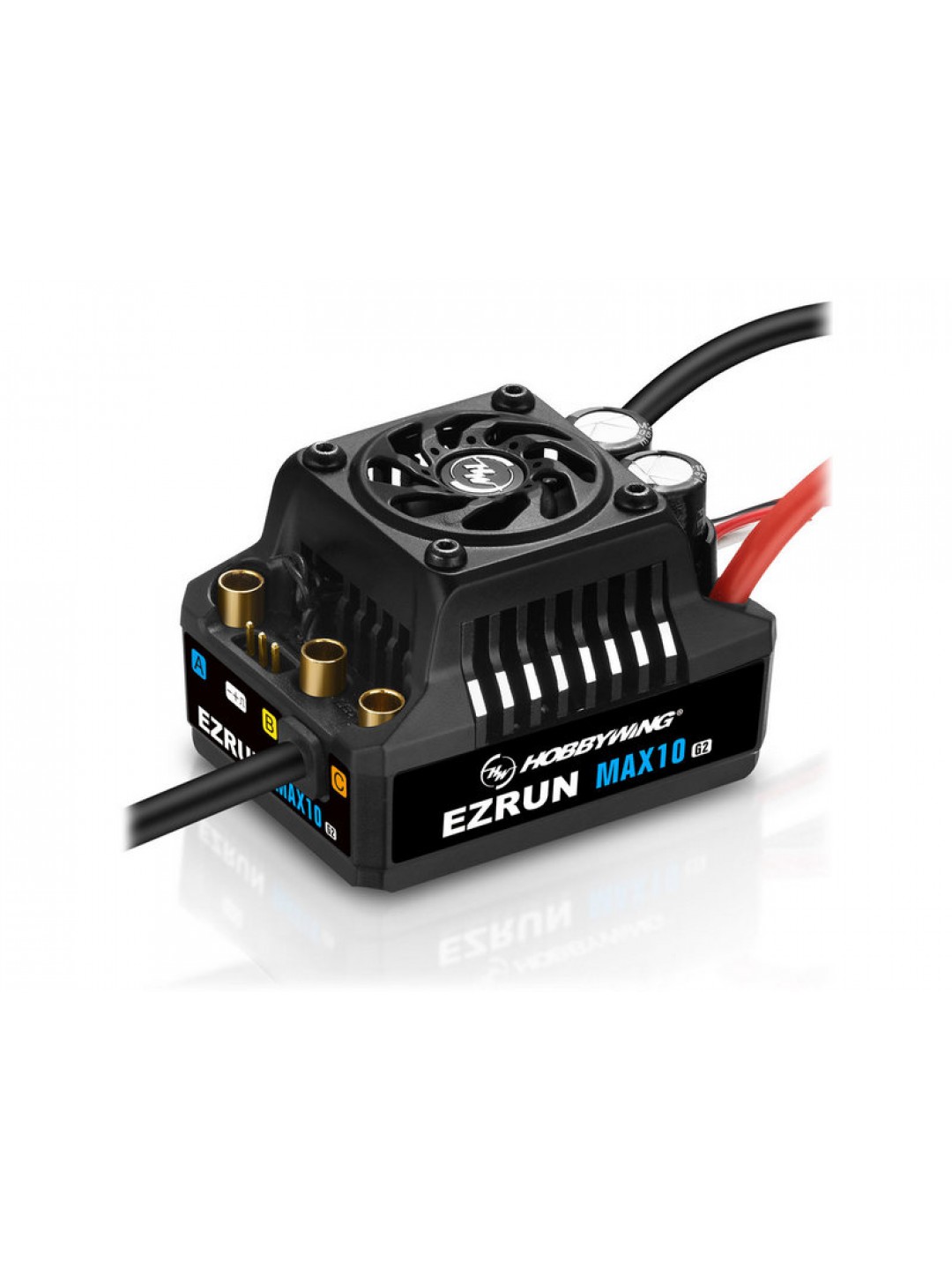 Бесколлекторный регулятор Hobbywing EZRUN MAX10 G2-80A (80A-520A, 1/10) влагозащищённый