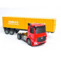 Радиоуправляемый тягач на 2 контейнера Double Eagle Mercedes-Benz Arocs 1/26 2.4G RTR