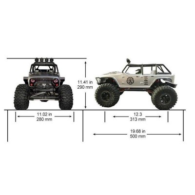 Радиоуправляемый краулер Remo Hobby Open-Topped Jeeps 4WD 2.4G 1/10 RTR