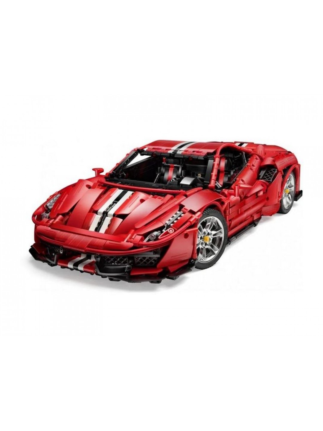 Радиоуправляемый конструктор CaDA MASTER споркар Italian Super Car, красный 1/8 (3187 деталей)