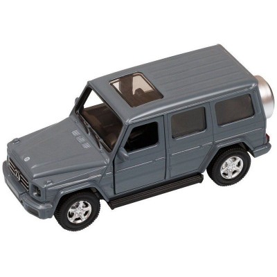 Машина "АВТОПАНОРАМА" Mercedes-Benz G350d, серый, 1/42, инерция, откр. двери, в/к 17,5*12,5*6,5 см