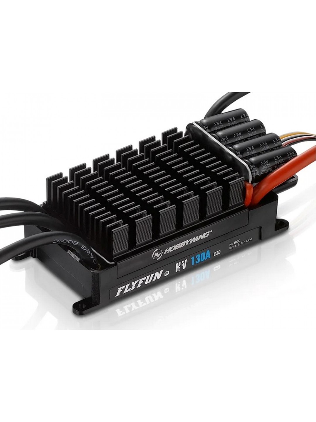 Бесколлекторный регулятор Hobbywing FLYFUN-130A-HV-OPTO-V5 (130A-160A, Aircraft)