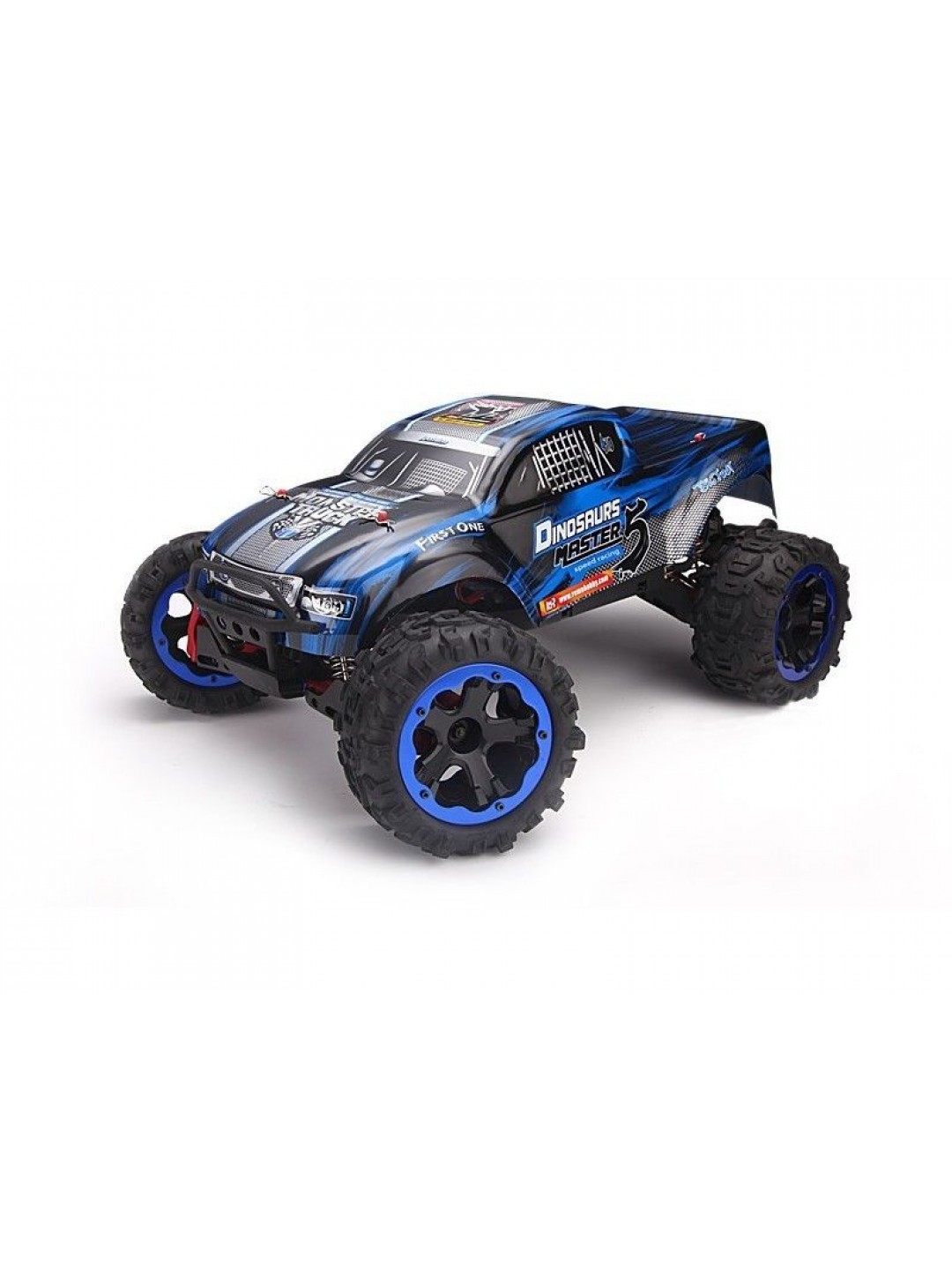 Радиоуправляемый монстр Remo Hobby Dinosaurs Master Brushless UPGRADE (синий) 4WD 2.4G 1/8 RTR