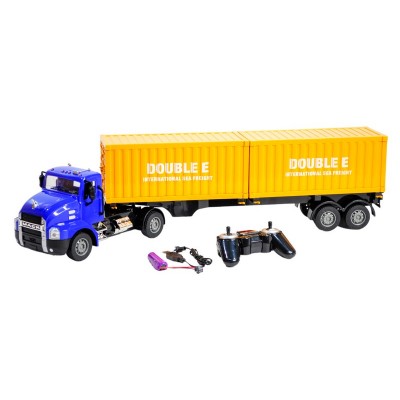 Радиоуправляемый тягач на 2 контейнера Double Eagle MACK 1/26 2.4G RTR