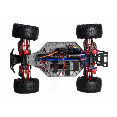 Радиоуправляемый монстр Remo Hobby Dinosaurs Master Brushless UPGRADE PLUS (красный) 4WD 2.4G 1/8 RTR