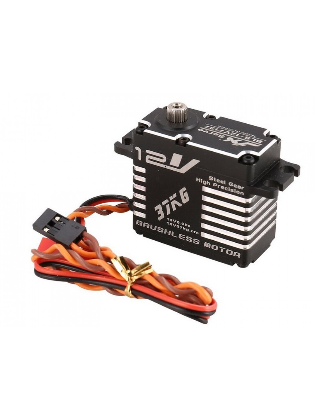 Сервомашинка цифровая JX Servo BLS-12V7137 (71г/37.5/0.08/14.0V) бесколлекторная, Full metal