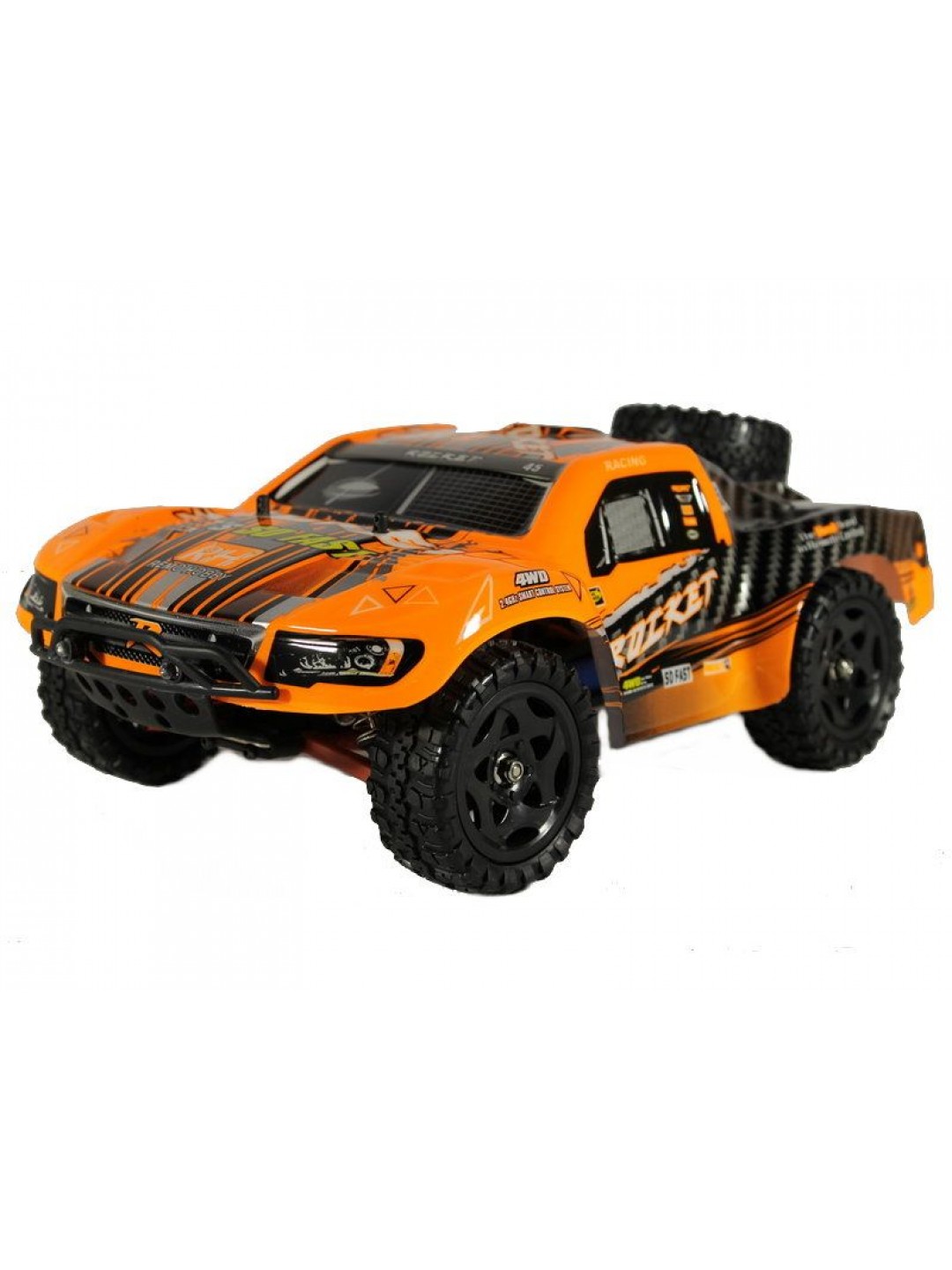 Радиоуправляемый шорт-корс Remo Hobby Rocket UPGRADE V2.0 (оранжевый) 4WD 2.4G 1/16 RTR